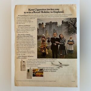 5/$20 KENT Vintage Print Advertisement 1971 Look Magazine Florida, April 6, 1971